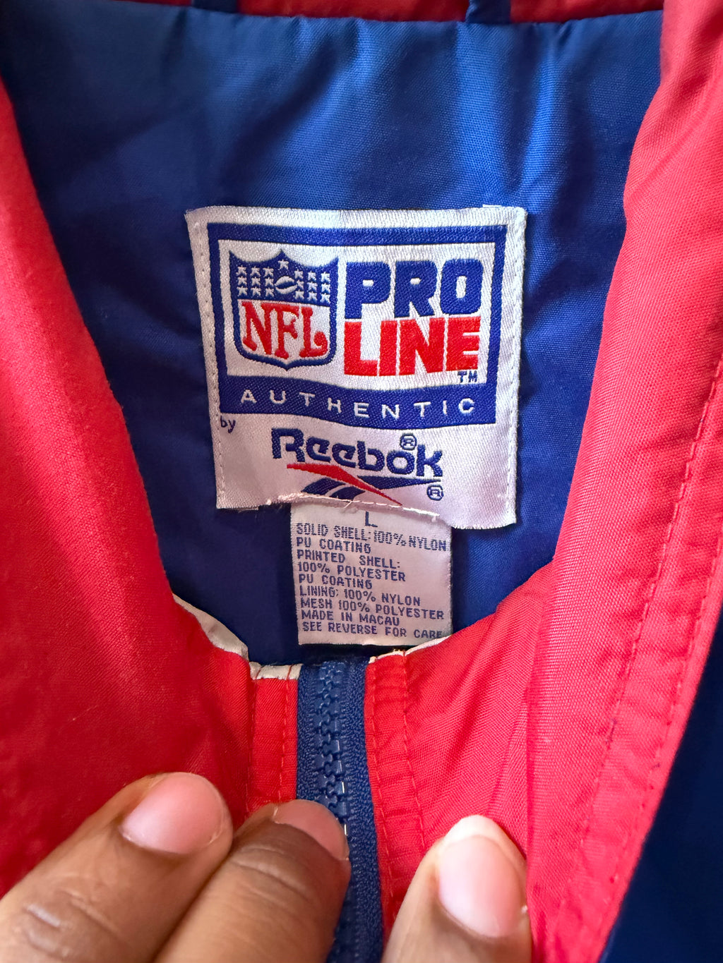 Vintage Reebok Giants Pro Line