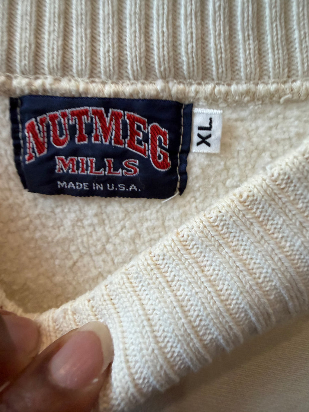 Norte dame nutmeg crewneck