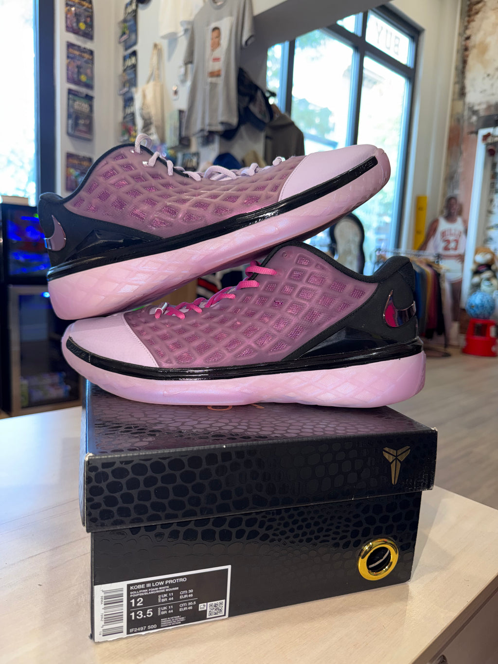 KOBE 111 LOW PROTRO “PINK QUARTZ”