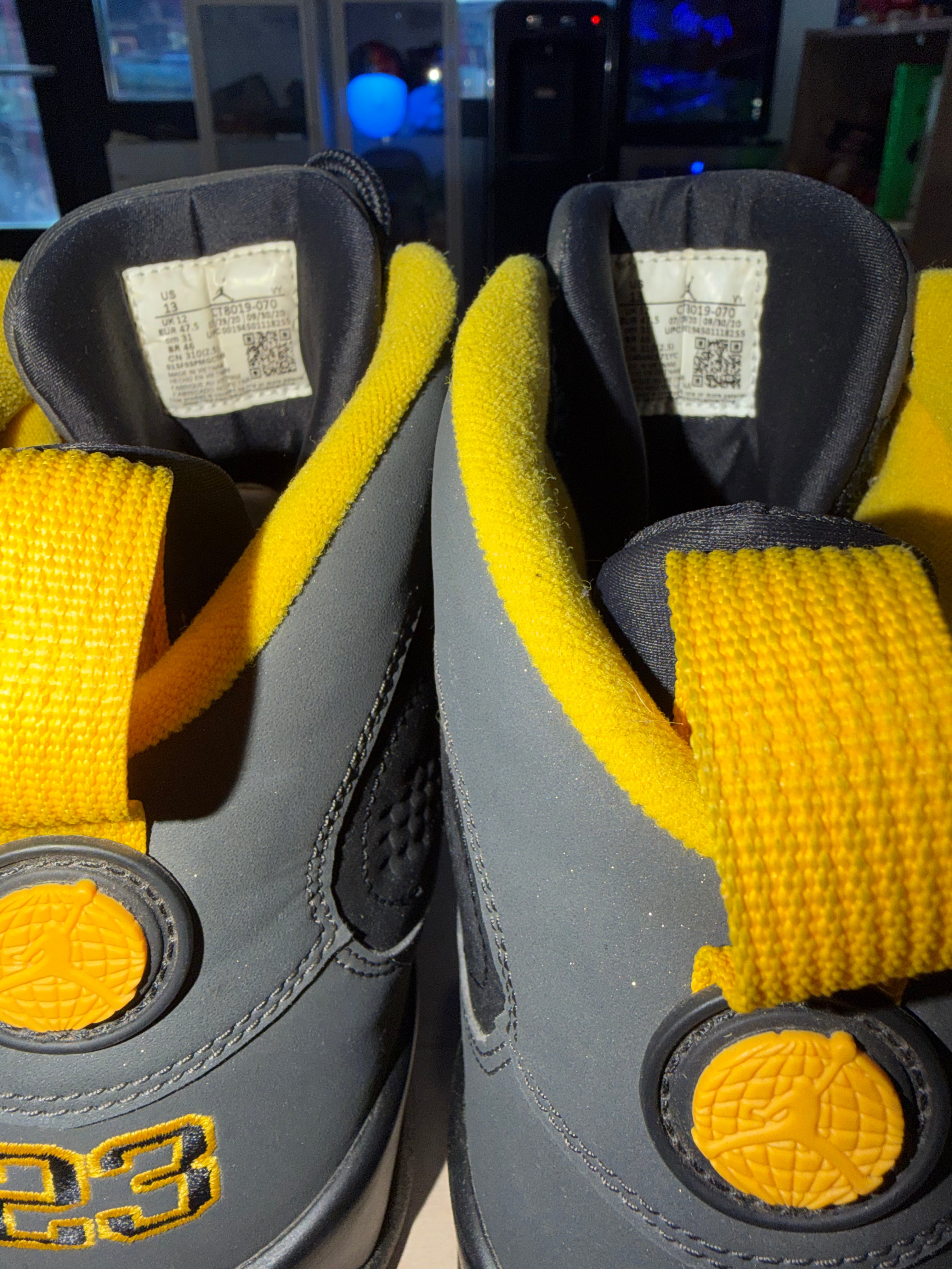 Air Jordan 9 “Dark Charcoal University Gold”