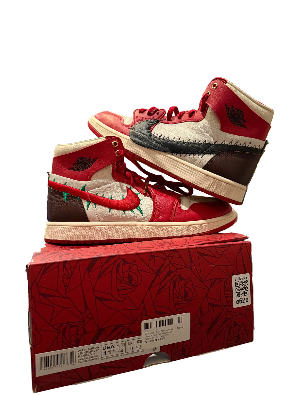 Air Jordan 1 teyana Taylor rose from Harlem