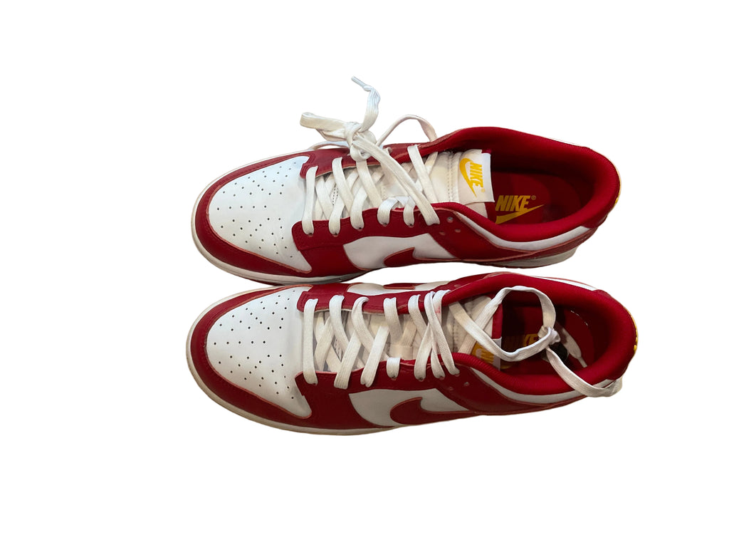 Nike dunk low red/white