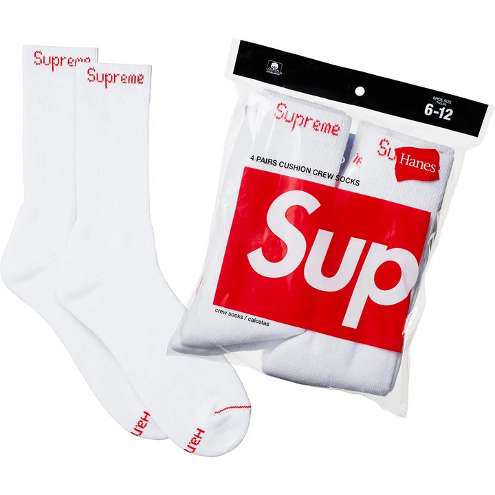 Supreme Socks White